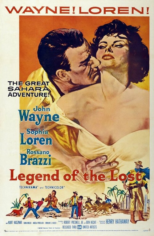 Смотреть фильм Легенда о потерянном / Legend of the Lost (1957) онлайн в хорошем качестве SATRip