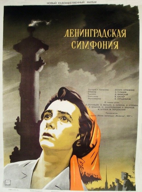 Смотреть фильм Ленинградская симфония (1957) онлайн в хорошем качестве SATRip