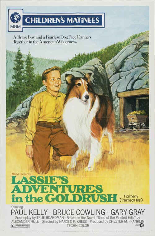 Смотреть фильм Лесси в разрисованных холмах / The Painted Hills (1951) онлайн в хорошем качестве SATRip