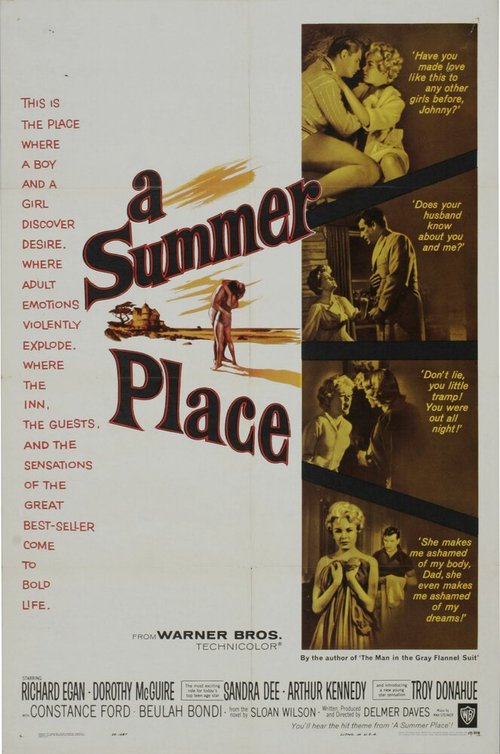 Смотреть фильм Летнее место / A Summer Place (1959) онлайн в хорошем качестве SATRip