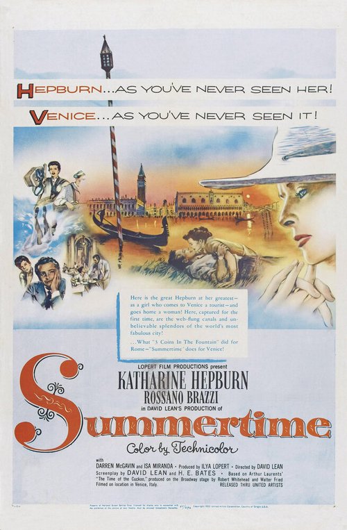 Смотреть фильм Летняя пора / Summertime (1955) онлайн в хорошем качестве SATRip