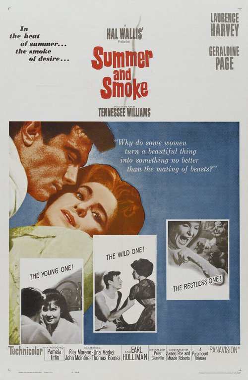 Смотреть фильм Лето и дым / Summer and Smoke (1961) онлайн в хорошем качестве SATRip