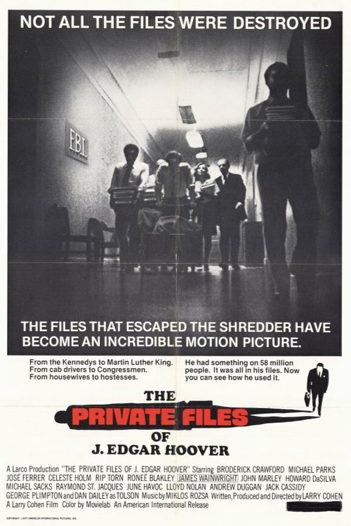 Смотреть фильм Личное досье Джона Эдгара Гувера / The Private Files of J. Edgar Hoover (1977) онлайн в хорошем качестве SATRip