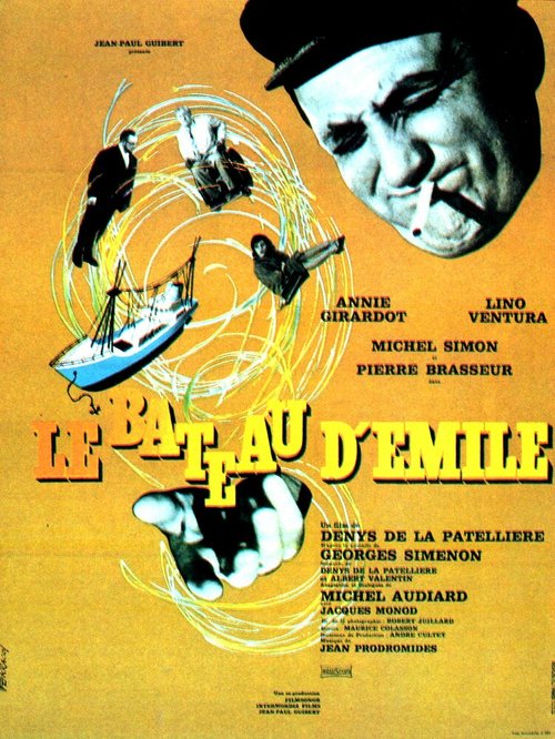 Смотреть фильм Лодка Эмиля / Le bateau d'Émile (1962) онлайн в хорошем качестве SATRip