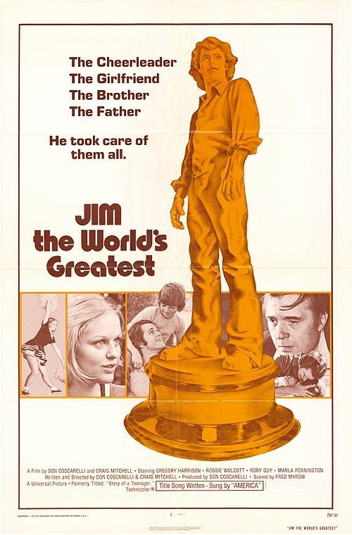 Смотреть фильм Лучший в мире Джим / Jim, the World's Greatest (1975) онлайн в хорошем качестве SATRip