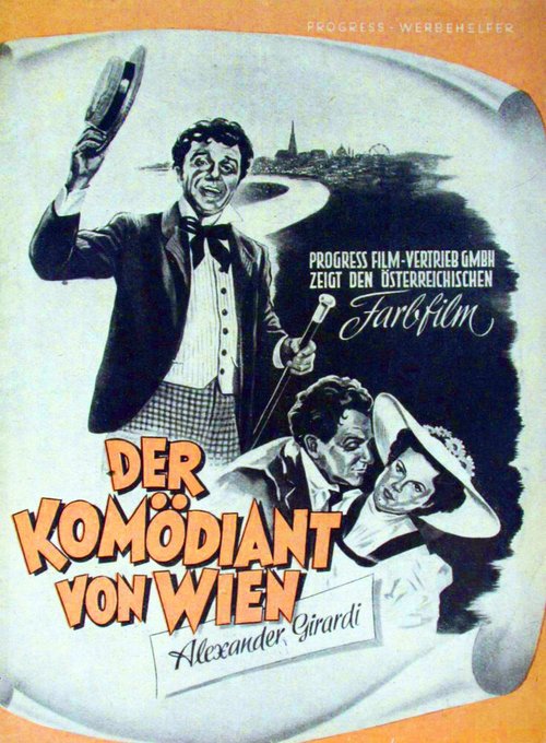 Смотреть фильм Любимец Вены / Der Komödiant von Wien (1954) онлайн в хорошем качестве SATRip