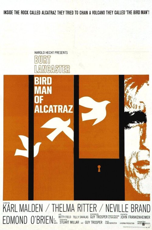 Смотреть фильм Любитель птиц из Алькатраса / Birdman of Alcatraz (1962) онлайн в хорошем качестве SATRip