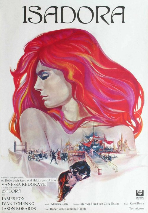 Смотреть фильм Любовники Айседоры / Isadora (1968) онлайн в хорошем качестве SATRip