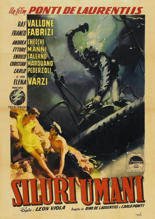 Смотреть фильм Люди-торпеды / Siluri umani (1954) онлайн в хорошем качестве SATRip