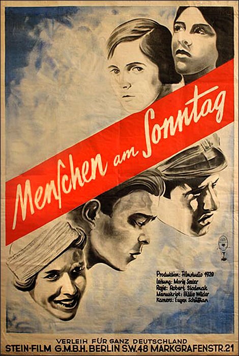 Смотреть фильм Люди в воскресенье / Menschen am Sonntag (1930) онлайн в хорошем качестве SATRip