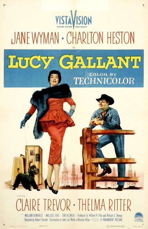Смотреть фильм Люси Галлант / Lucy Gallant (1955) онлайн в хорошем качестве SATRip