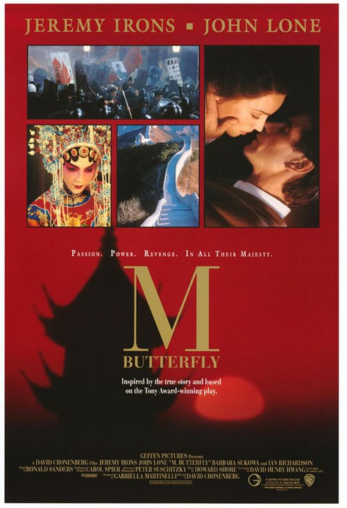 Смотреть фильм М. Баттерфляй / M. Butterfly (1993) онлайн в хорошем качестве HDRip