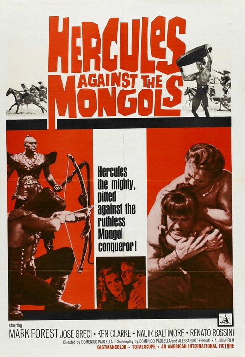 Смотреть фильм Мацист против монголов / Maciste contro i Mongoli (1963) онлайн в хорошем качестве SATRip