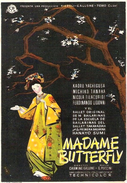 Смотреть фильм Мадам Батерфлай / Madama Butterfly (1954) онлайн в хорошем качестве SATRip