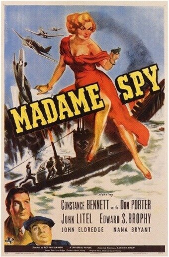 Смотреть фильм Мадам Шпион / Madame Spy (1942) онлайн в хорошем качестве SATRip