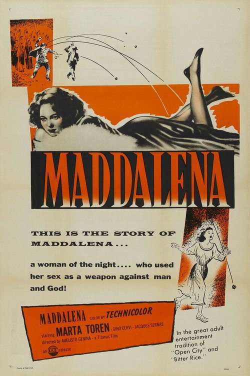 Смотреть фильм Маддалена / Maddalena (1954) онлайн в хорошем качестве SATRip