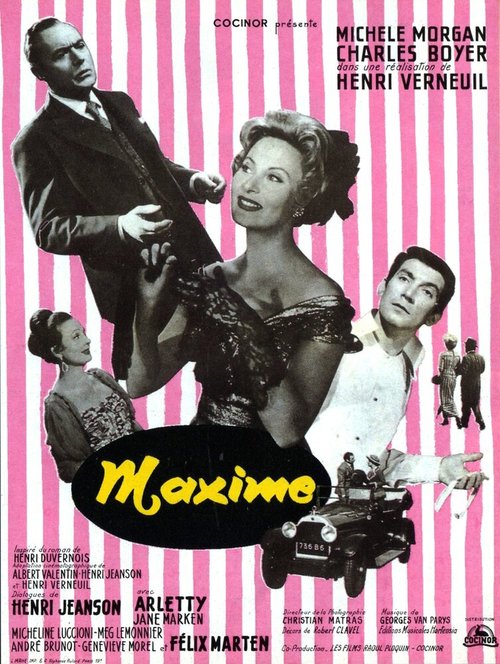 Смотреть фильм Максима / Maxime (1958) онлайн в хорошем качестве SATRip