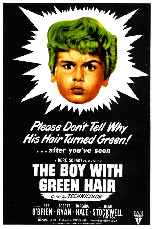 Смотреть фильм Мальчик с зелеными волосами / The Boy with Green Hair (1948) онлайн в хорошем качестве SATRip