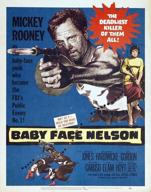 Смотреть фильм Малыш Нельсон / Baby Face Nelson (1957) онлайн в хорошем качестве SATRip