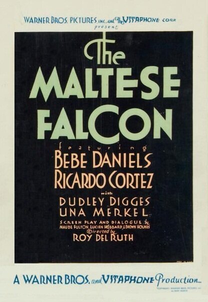 Смотреть фильм Мальтийский сокол / The Maltese Falcon (1931) онлайн в хорошем качестве SATRip