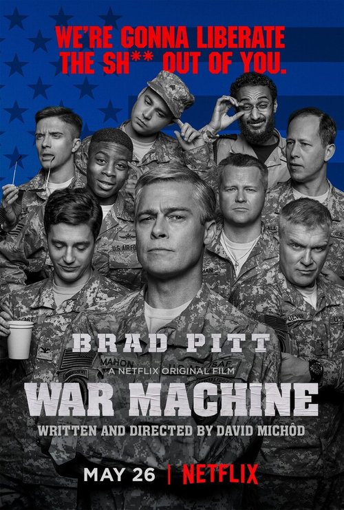 Смотреть фильм Машина войны / War Machine (2017) онлайн в хорошем качестве HDRip