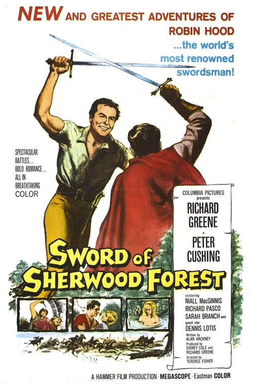 Смотреть фильм Меч Шервудского леса / Sword of Sherwood Forest (1960) онлайн в хорошем качестве SATRip