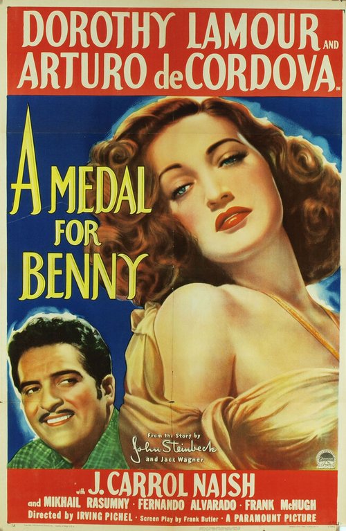 Смотреть фильм Медаль за Бенни / A Medal for Benny (1945) онлайн в хорошем качестве SATRip