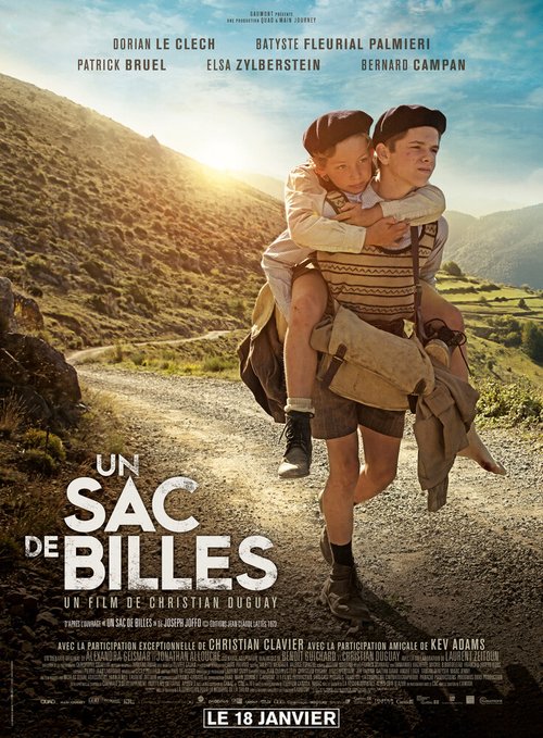 Смотреть фильм Мешок мрамора / Un sac de billes (2016) онлайн в хорошем качестве CAMRip