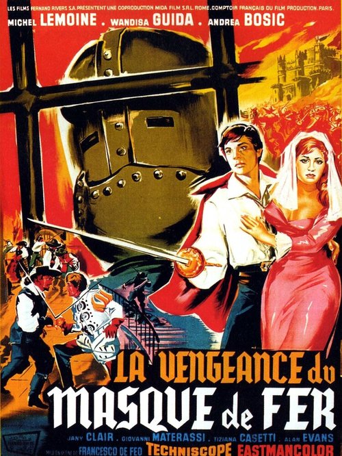 Смотреть фильм Месть железной маски / La vendetta della maschera di ferro (1961) онлайн в хорошем качестве SATRip