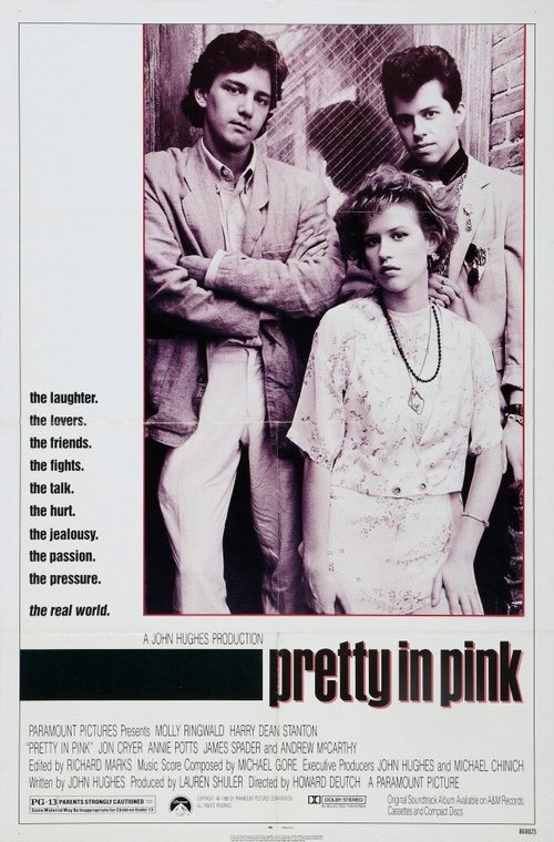 Смотреть фильм Милашка в розовом / Pretty in Pink (1986) онлайн в хорошем качестве SATRip