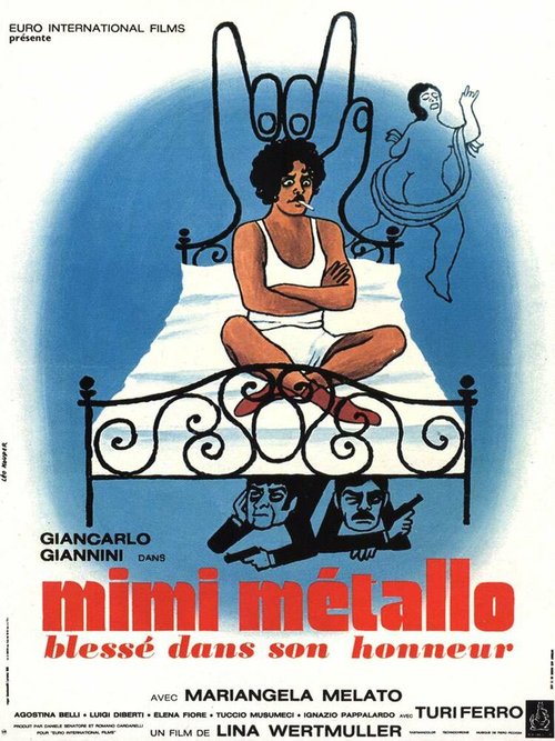 Смотреть фильм Мими-металлист, уязвленный в своей чести / Mimì metallurgico ferito nell'onore (1972) онлайн в хорошем качестве SATRip