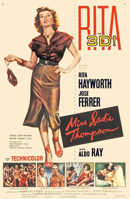 Смотреть фильм Мисс Сэди Томпсон / Miss Sadie Thompson (1953) онлайн в хорошем качестве SATRip