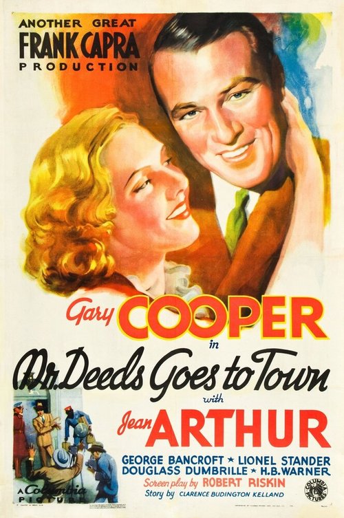 Смотреть фильм Мистер Дидс переезжает в город / Mr. Deeds Goes to Town (1936) онлайн в хорошем качестве SATRip
