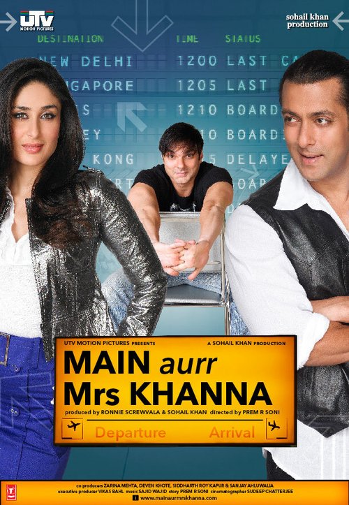 Смотреть фильм Мистер и миссис Кханна / Main Aurr Mrs Khanna (2009) онлайн в хорошем качестве HDRip