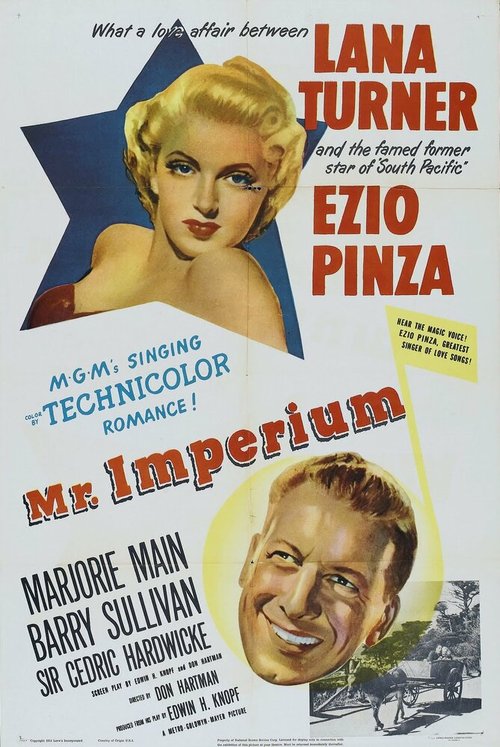 Смотреть фильм Мистер Империя / Mr. Imperium (1951) онлайн в хорошем качестве SATRip