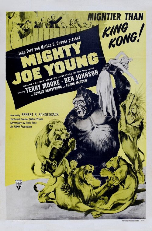 Смотреть фильм Могучий Джо Янг / Mighty Joe Young (1949) онлайн в хорошем качестве SATRip