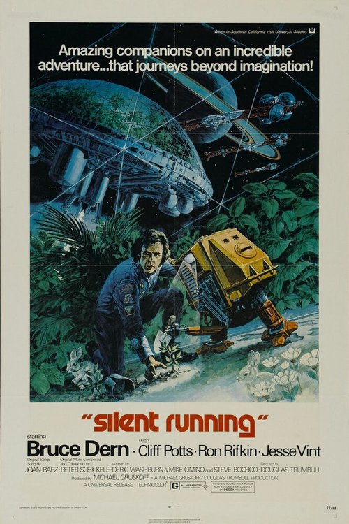 Смотреть фильм Молчаливое бегство / Silent Running (1972) онлайн в хорошем качестве SATRip