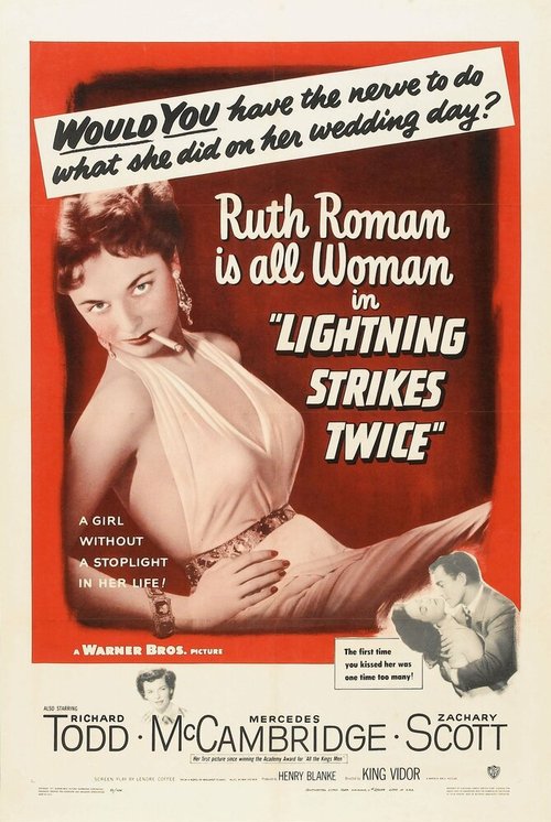 Смотреть фильм Молния бьет дважды / Lightning Strikes Twice (1951) онлайн в хорошем качестве SATRip