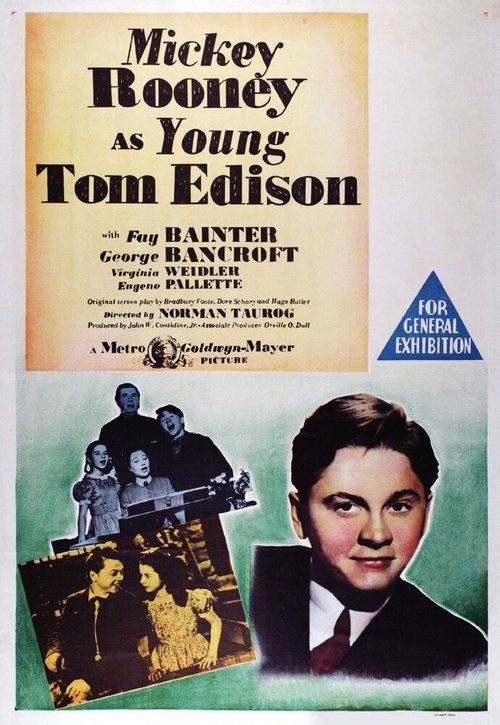 Смотреть фильм Молодой Том Эдисон / Young Tom Edison (1940) онлайн в хорошем качестве SATRip