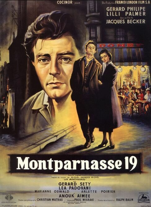 Смотреть фильм Монпарнас-19 / Les amants de Montparnasse (1958) онлайн в хорошем качестве SATRip