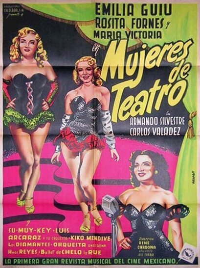 Смотреть фильм Mujeres de teatro (1951) онлайн в хорошем качестве SATRip