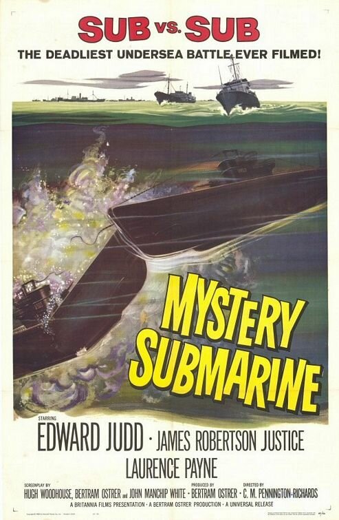 Смотреть фильм Mystery Submarine (1962) онлайн в хорошем качестве SATRip