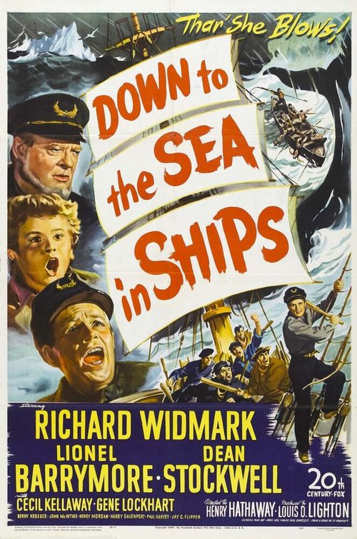 Смотреть фильм На кораблях по морю / Down to the Sea in Ships (1949) онлайн в хорошем качестве SATRip