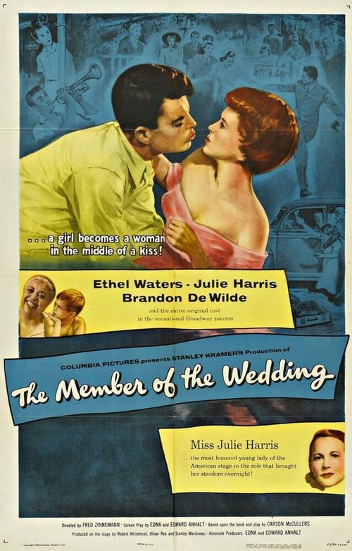 Смотреть фильм На свадьбе / The Member of the Wedding (1952) онлайн в хорошем качестве SATRip