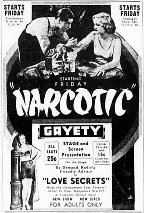 Смотреть фильм Наркотики / Narcotic (1933) онлайн в хорошем качестве SATRip