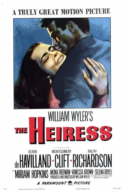 Смотреть фильм Наследница / The Heiress (1949) онлайн в хорошем качестве SATRip