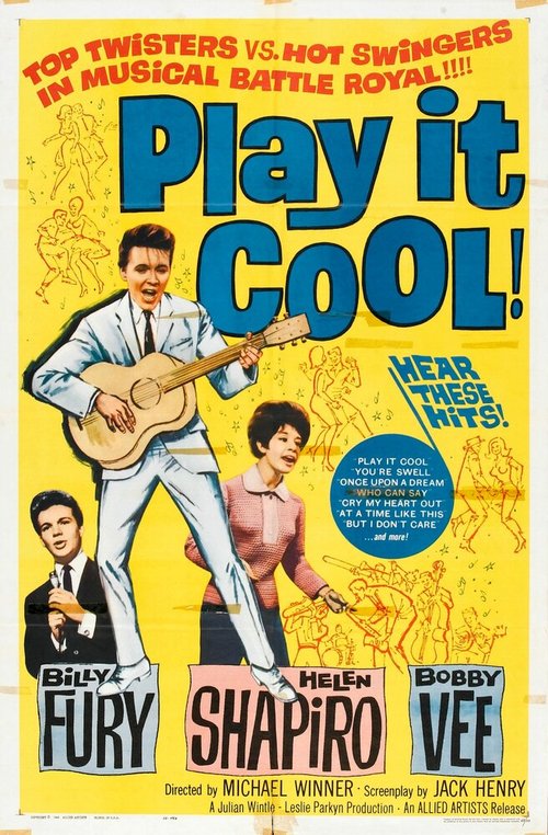 Смотреть фильм Не горячись / Play It Cool (1962) онлайн в хорошем качестве SATRip