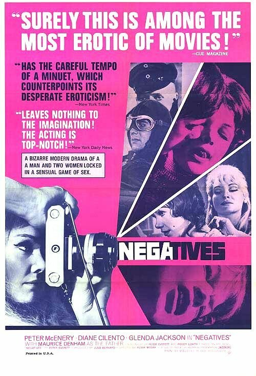 Смотреть фильм Негативы / Negatives (1968) онлайн в хорошем качестве SATRip