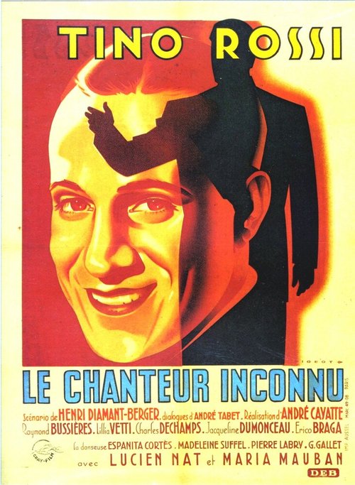Смотреть фильм Неизвестный певец / Le chanteur inconnu (1946) онлайн в хорошем качестве SATRip