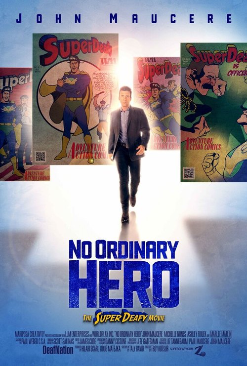 Смотреть фильм Необычный герой: Суперглухое кино / No Ordinary Hero: The SuperDeafy Movie (2013) онлайн в хорошем качестве HDRip